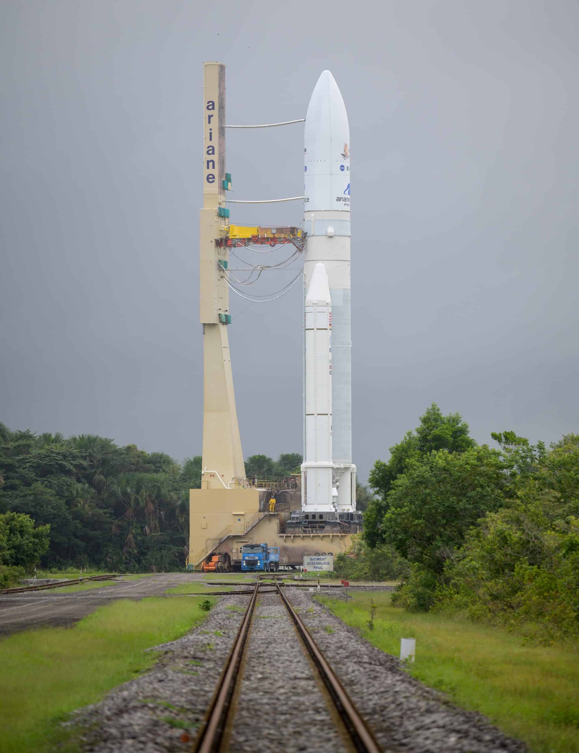 James Webb Space Telescope and Ariane 5 rollout